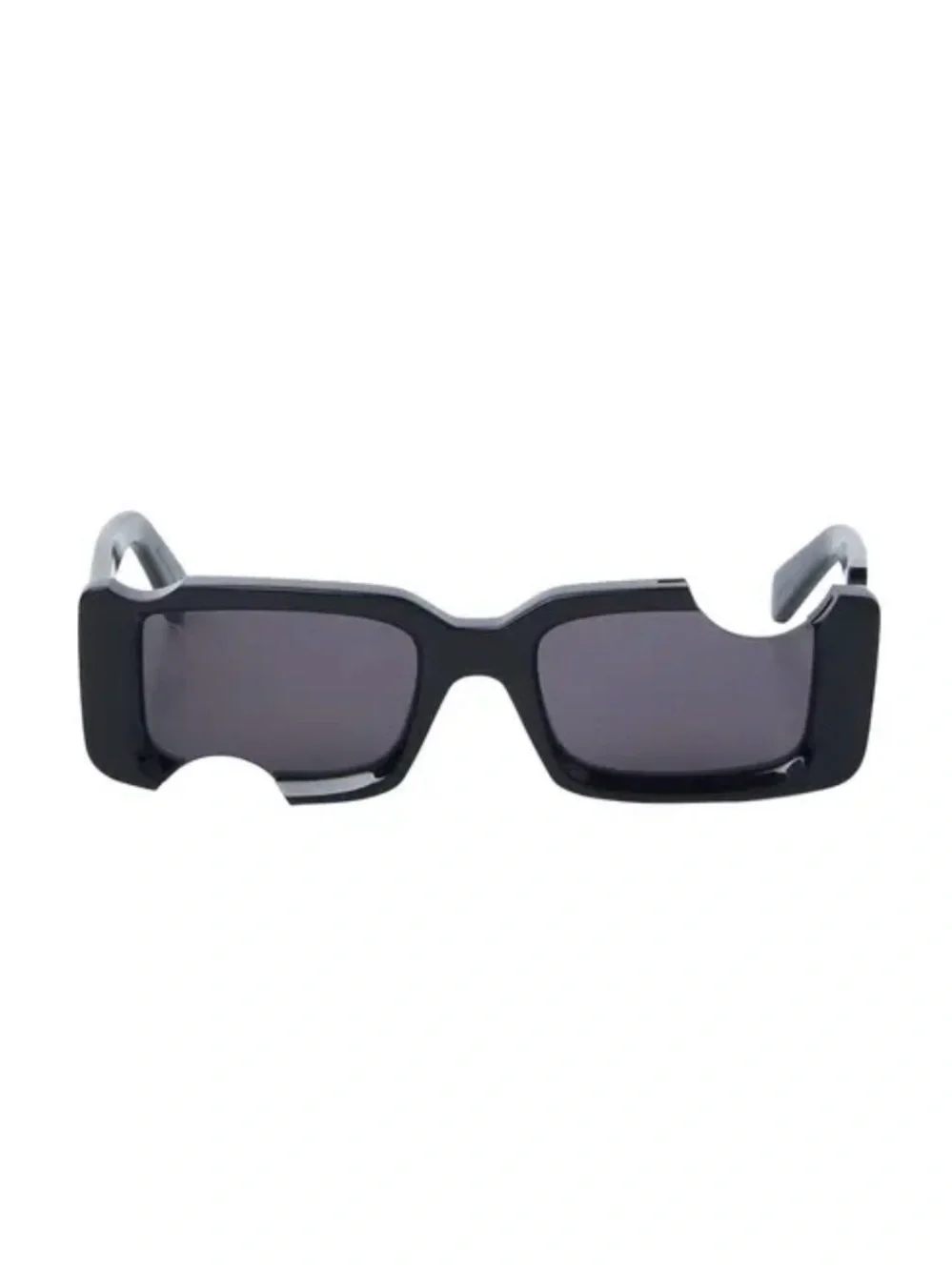 “Off White” Cady Cut Rectangular Unisex Sunglasses Black Frame Brand New